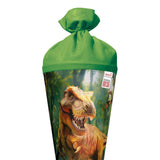 Roth Schultüte Dinosaurier T-Rex, 70cm, rund, Rot(h)-Spitze, Filzverschluss, mit Sound
