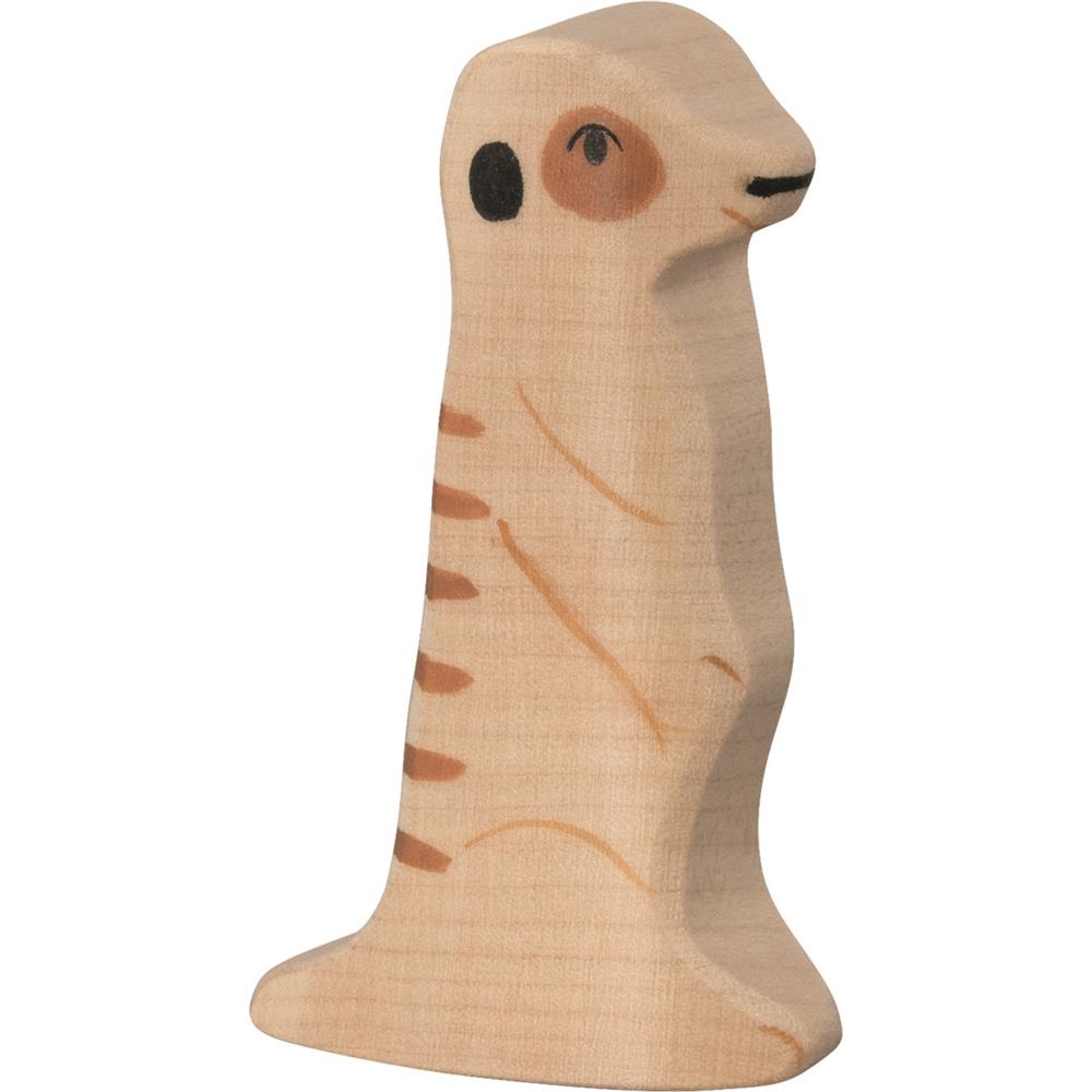 Holztiger Holzfigur - Erdmännchen, Holzspielzeug, ab 3 Jahren