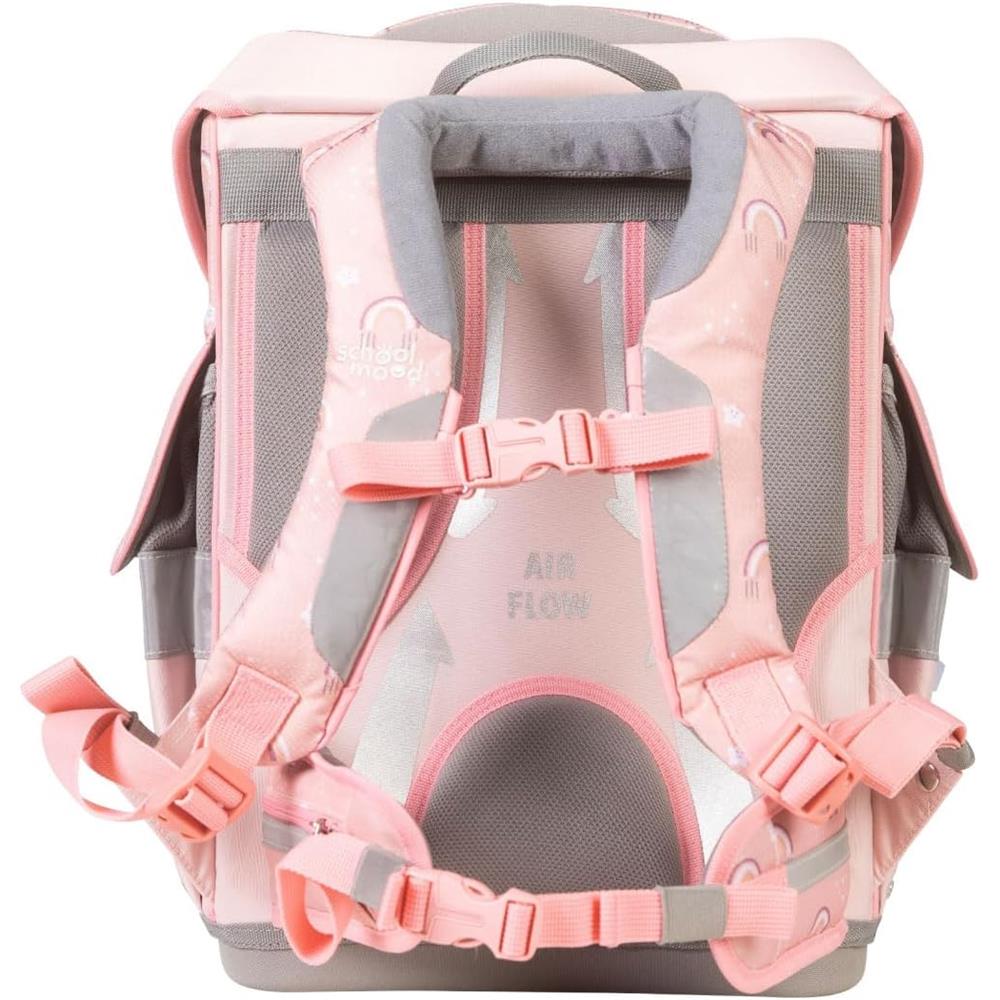 School-Mood Schulranzen Set Timeless Pro Rainbow (Regenbogen) 7-teilig