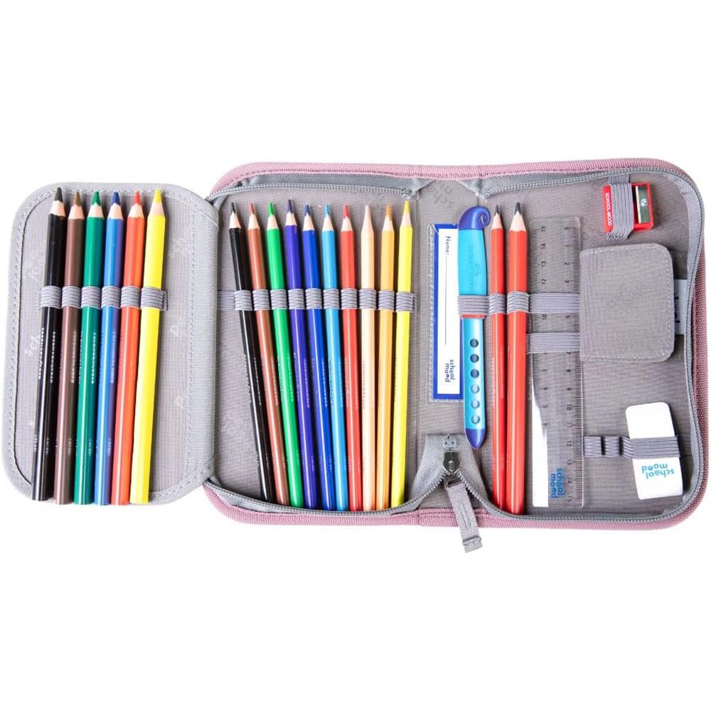 School-Mood Schulranzen Set Timeless Pro Axolotl (Ocean Collection) 6-teilig