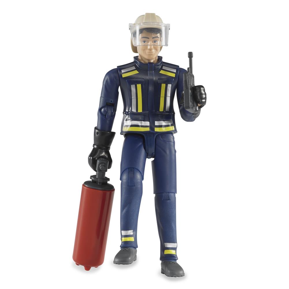 Bruder 60100 - bworld Feuerwehrmann mit Zubehör