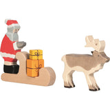 Holztiger Holzfigur - Schlitten, Holzspielzeug, ab 3 Jahren