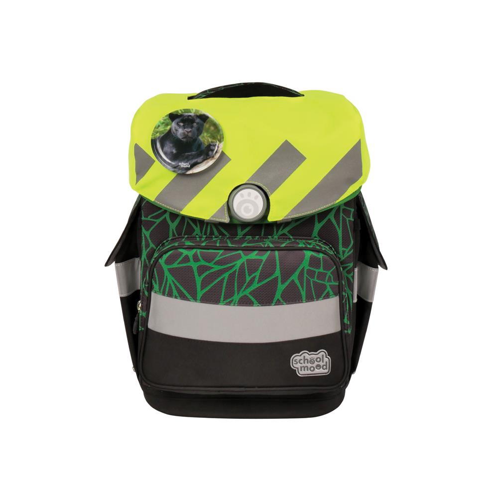 School-Mood NeonCap (gelb) Leuchtkappe für Schulranzen Timeless Air+
