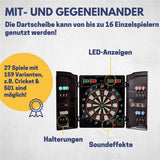 Best Sporting Elektronische Dartscheibe Oxford Evolution mit Kabinett