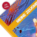 Roth Zeugnismappe Monstertruck Fire mit Folie, mit 10 A4 Klarsichthüllen