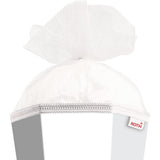 Roth Extra große XXL Schultüte-Rohling/Basteltüte, weiß, 100cm, eckig, Rot(h)-Spitze, Tüllverschluss